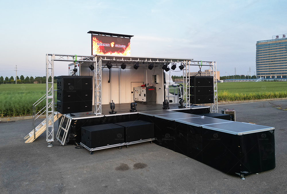 mobile stage truck rental