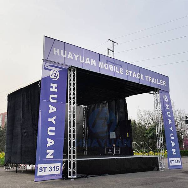 portable mobile stage