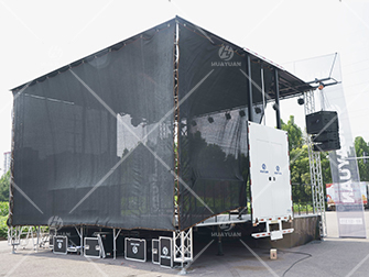 how to build a mobile stage trailer