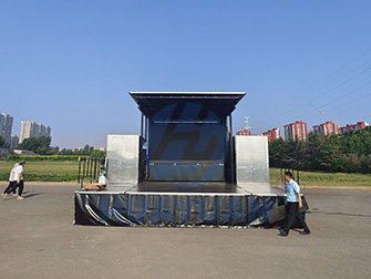 Mobile stage for events