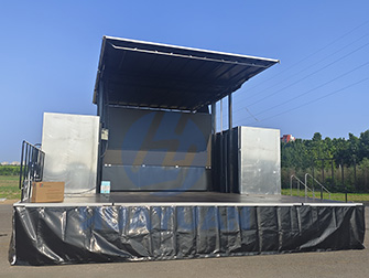 mobile stage truck