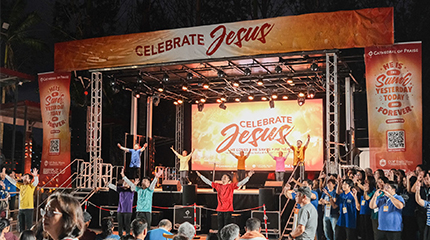 HUAYUAN 9.6m Mobile Stage Truck at “Celebrate Jesus” Gospel Event in the Philippines