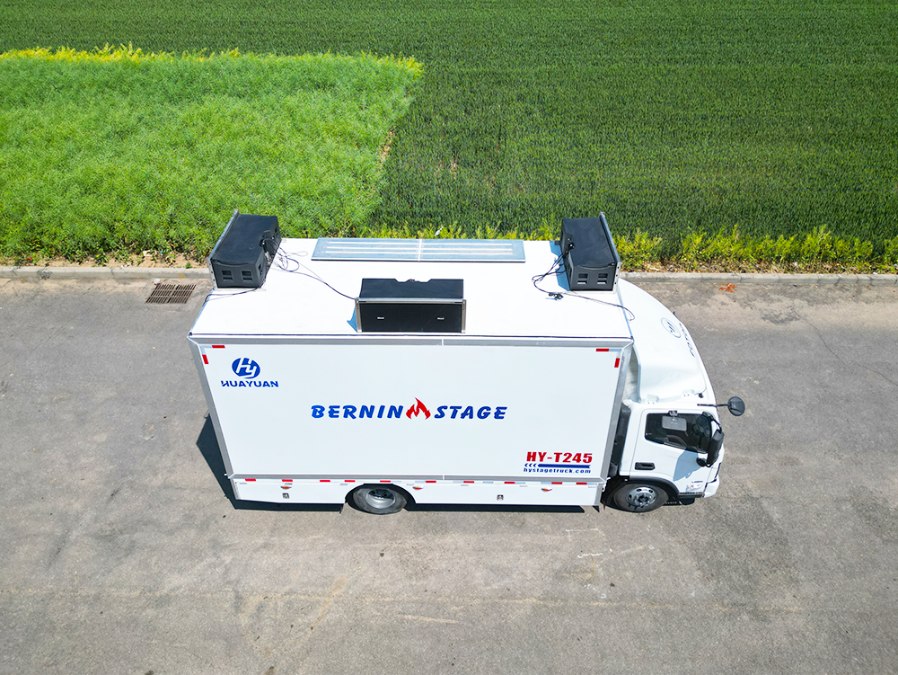 mobile concert stage truck