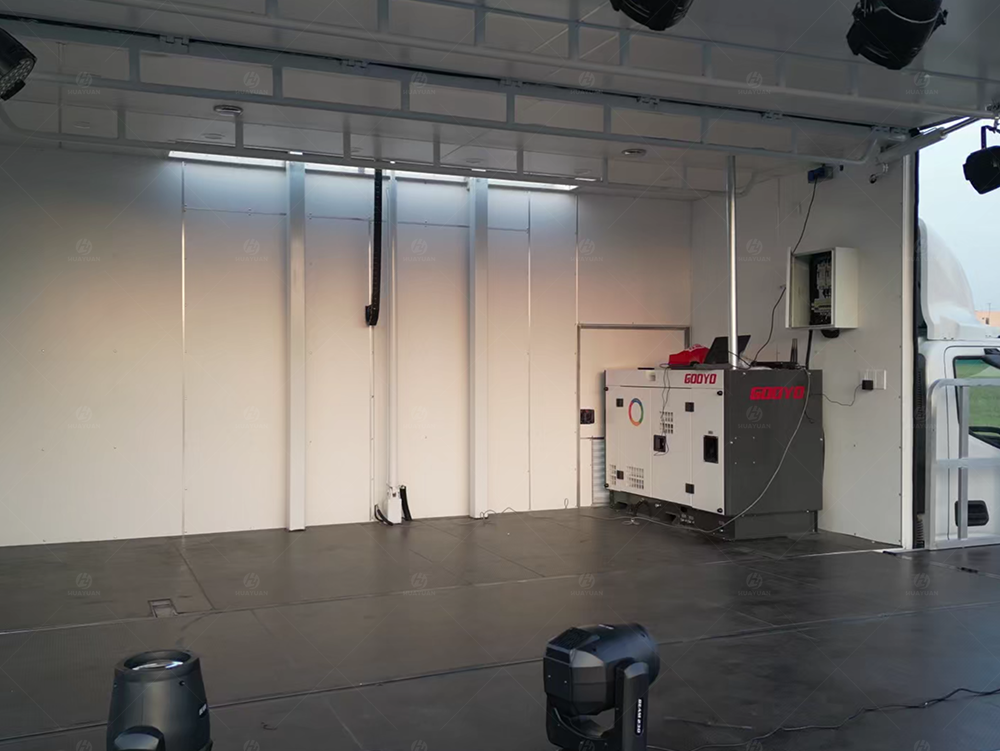 custom mobile stage truck