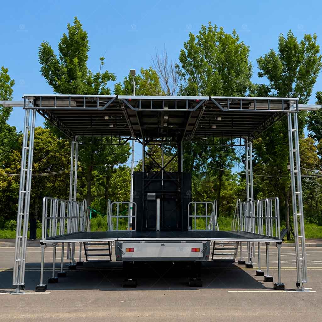 mobile stage trailer