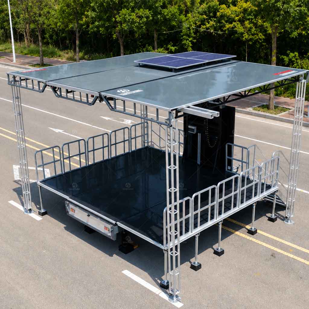 HY-ST180S MOBILE STAGE TRAILER