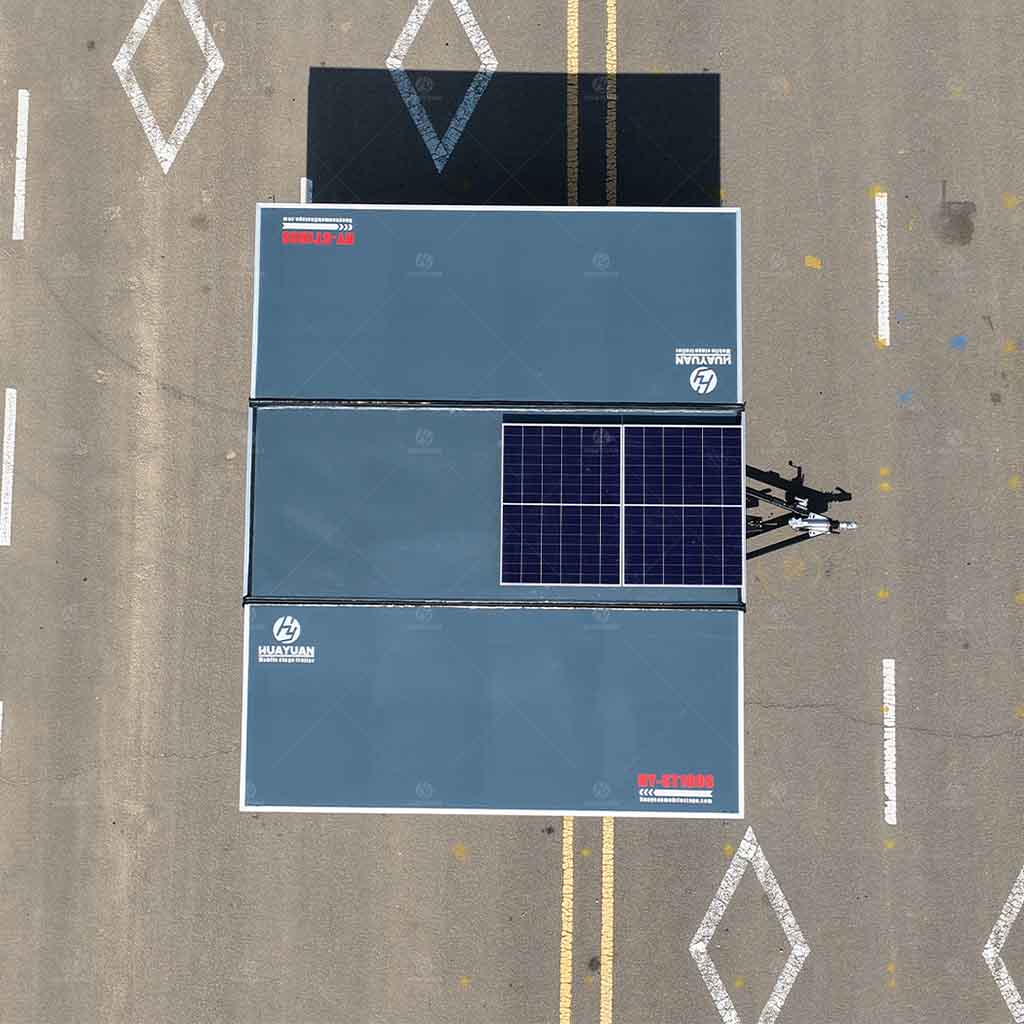 hydraulic stage trailer