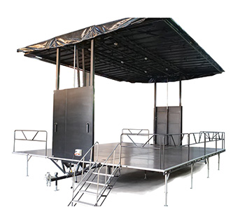 mobile stage trailer