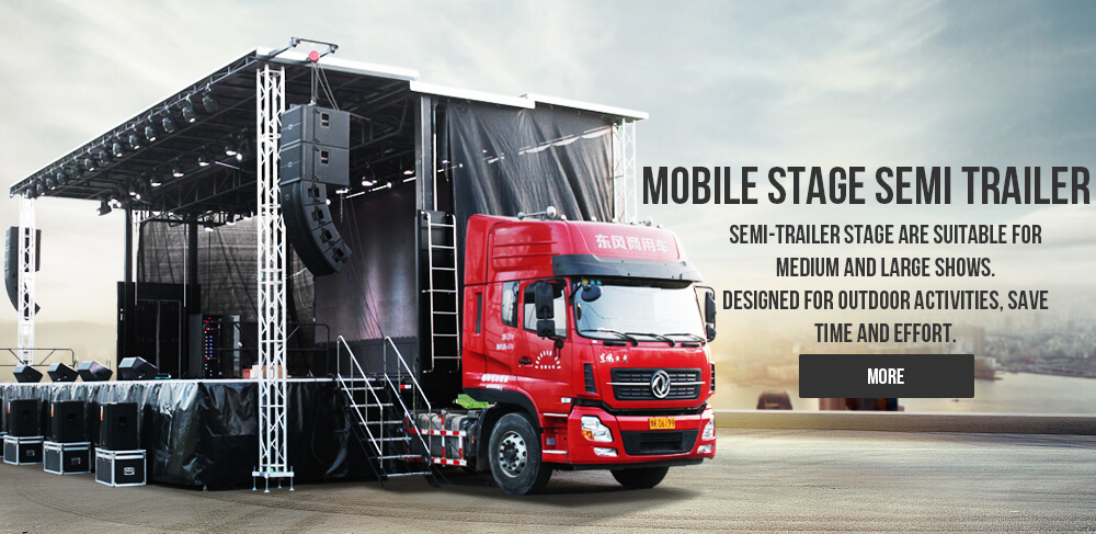 Mobile Stage Semi Trailer