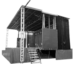 MOBILE STAGE SEMI TRAILER 