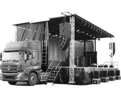 MOBILE STAGE SEMI TRAILER