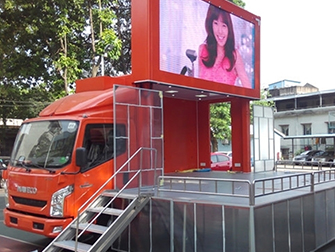 Led screen truck