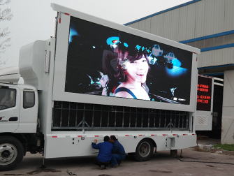 Led screen truck