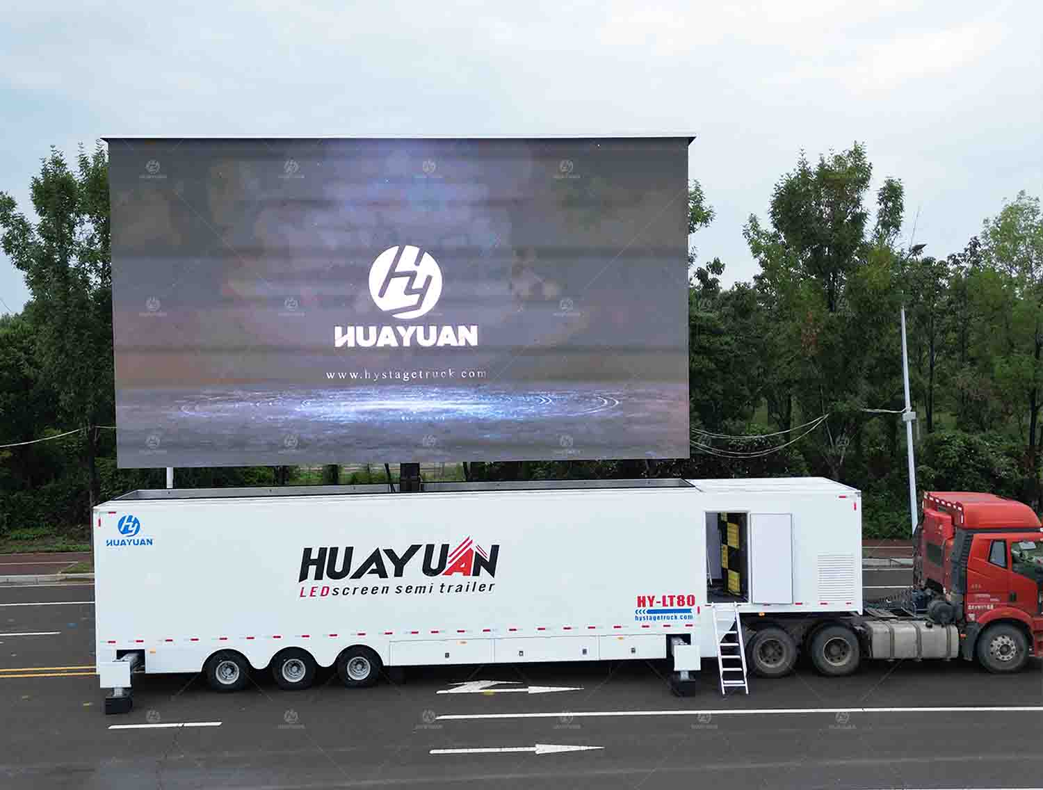 led display billboard  trailer