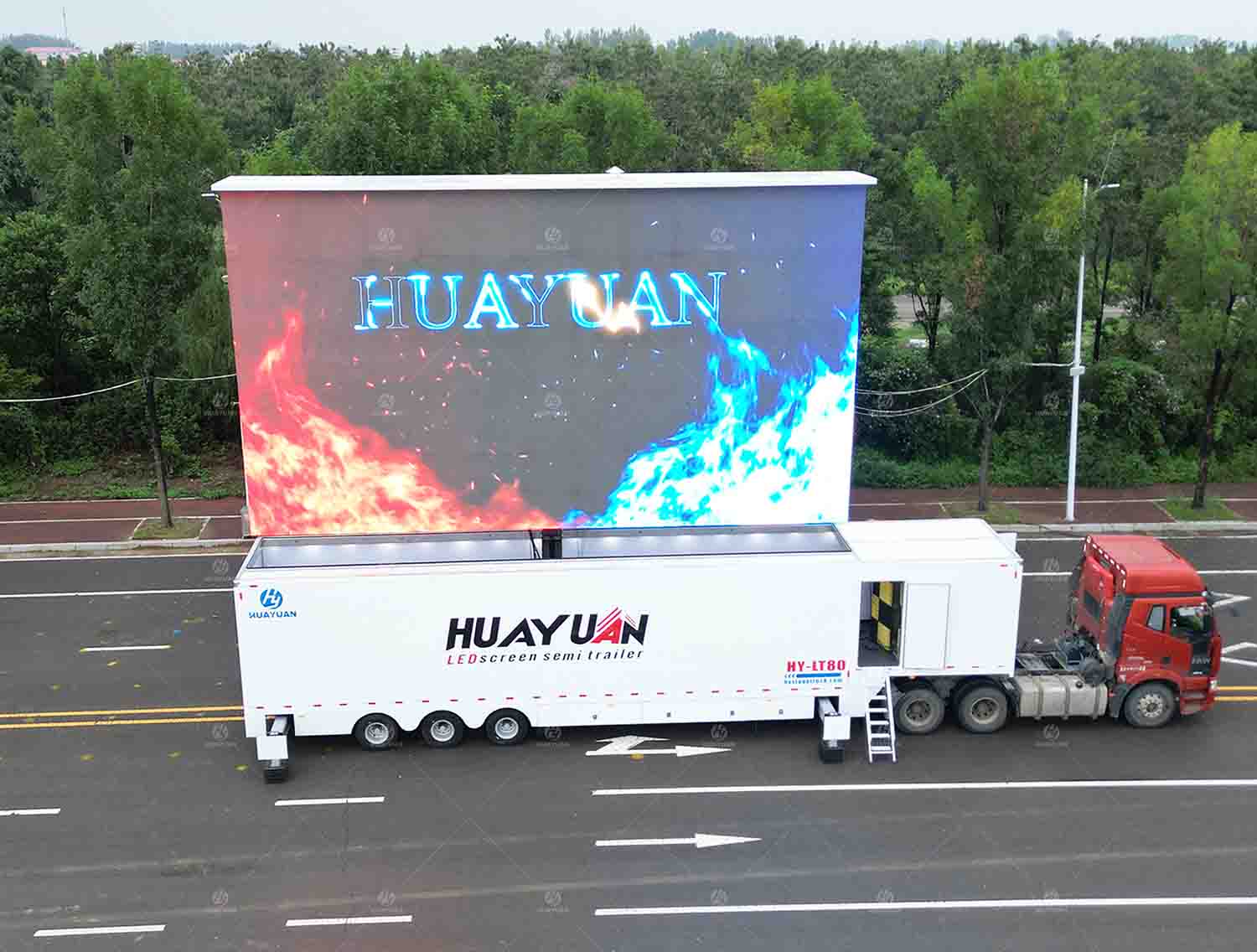 led display billboard  trailer