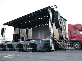 MOBILE STAGE SEMI TRAILER