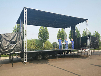 HY-S465 MOBILE STAGE SEMI TRAILER