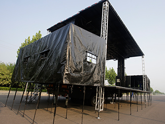 mobile stage truck price