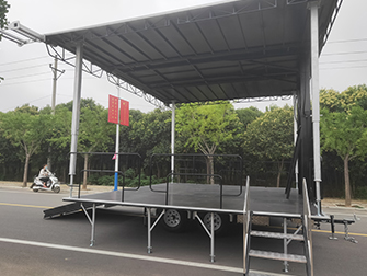 hydraulic stage trailer