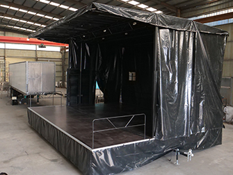 hydraulic stage trailer
