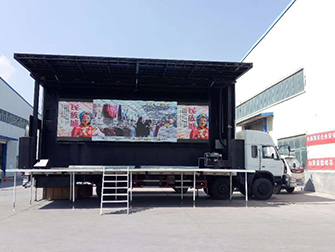 mobile stage truck price