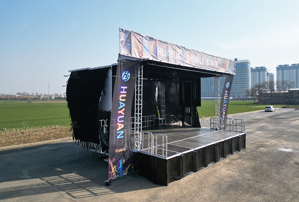 concert stage trailer
