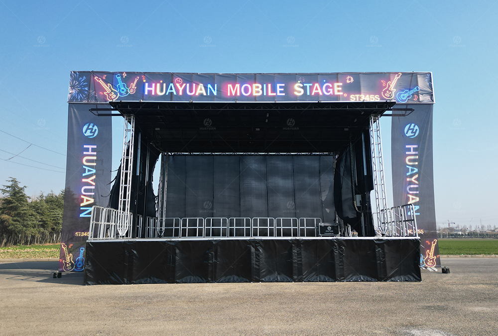 HY-ST345S MOBILE STAGE TRAILER