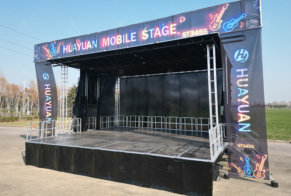 hydraulic stage trailer